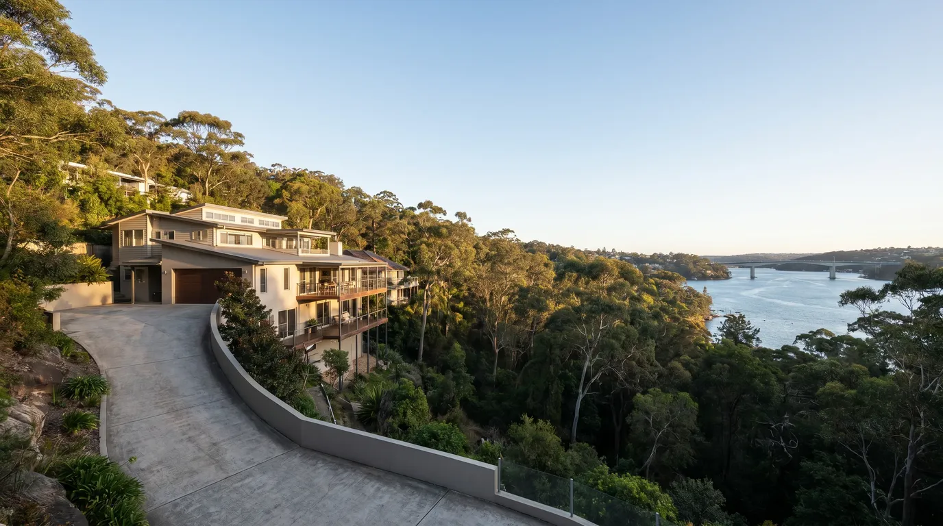 A residential street in Seaforth, in the Manly precinct